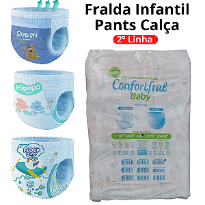 FRALDA Pants INFANTIL CONFORTFRAL BABY 2º LINHA FRALDA CALÇA