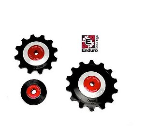 POLIA DE CÂMBIO ENDURO - XD-15 - SRAM EAGLE 12V - PRATA/VERMELHO - BKCJ-0502