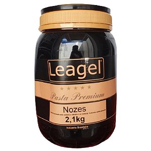 Base Saborizante Pasta Premium Leagel Sabor Nozes 2,1Kg
