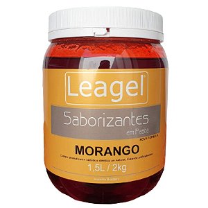 Base Saborizante em Pasta Leagel Sabor Morango