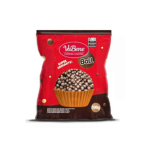 Cereal Mega Com Cobertura Sabor Chocolate Ao Leite Vabene 500g