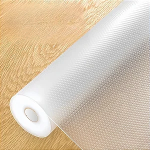 Forro Prateleira Protetor Antiderrapante Para Armário, Gaveta Transparente 50 cm x 1M