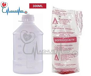 Frasco de Nutrição Enteral 300ml - Bio-Base