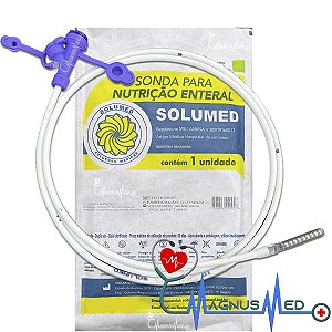 Sonda Nasogástrica e Nasoenteral com Guia Nº 10 ( 100cm ) - Solumed