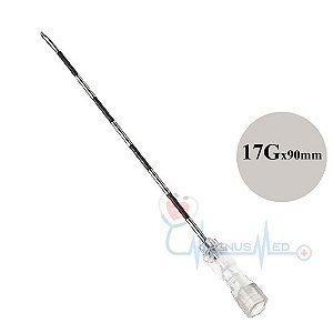 Agulha Tuohy Epidural Spinal-quincke Descartável 17gx90mm Ref. T179 - UNISIS