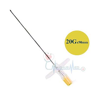 Agulha Tuohy Epidural Spinal-quincke Descartável 20gx90mm Ref. T209 - UNISIS