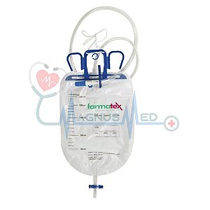 Coletor De Urina Sistema Fechado 2000ml - Farmatex