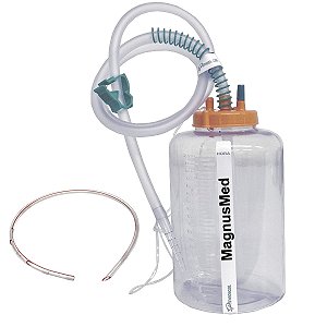 Sistema De Drenagem Torácica Mediastinal 2lts + Dreno Tórax