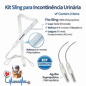 Sling com Agulha Suprapubica / Retropubico - Dispositivo Implantável Para Incontinência Urinaria - KFF