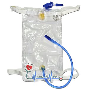 Coletor de Urina De Perna 750ml com extensor ( Variações de Quantidade )