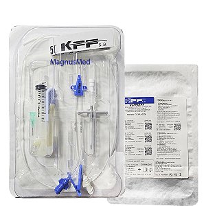 Cateter Central Inserção Periférica ( Picc ) Duplo Lumen 4fr x 60cm - KFF