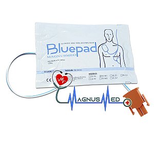 Eletrodo ( Pas ) Ad/Inf. p/ Desfibrilador Nihon Kohden - ( Compativel )