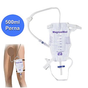 Coletor / Bolsa De Urina De Perna 500ml - Wiltex
