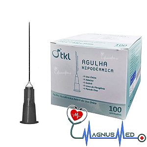 Agulha Descartável 25 x 7 ( 22G 1 ) C/100 - TKL