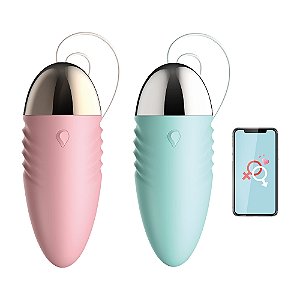 Vibrador Bullet Controlado por APP Recarregável 10 Modos de Vibração DKA Import