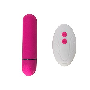 Cápsula Vibratória Bullet Recarregável com Controle sem Fio DKA Import