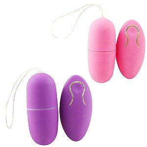Cápsula Vibratória Bullet Oval com Controle Remoto sem Fio DKA Import