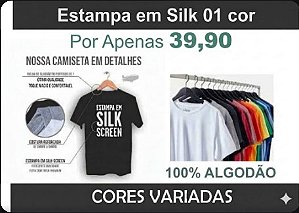 Kit 5 Camisetas Personalizadas 100% Algodão estampada com logo