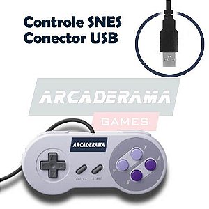 Controle Super Nintendo com USB