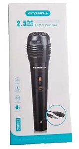 Microfone Ecooda Palestras e karaokê
