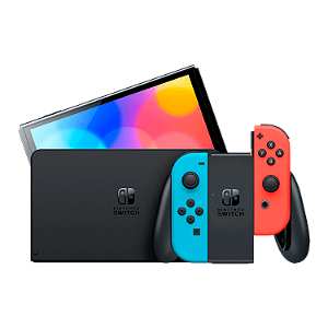 Nintendo Switch OLED Desbloqueado + cartão de 256 GB