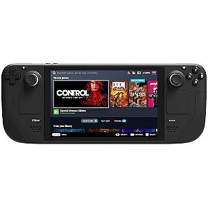 Console Portatil Valve Steam Deck 1010 Wi-Fi/Bluetooth 7" com 256GB SSD - Preto