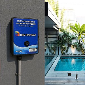 Fonte Monocromática 12V 50W – Bivolt 110/220V para Iluminação de Piscina