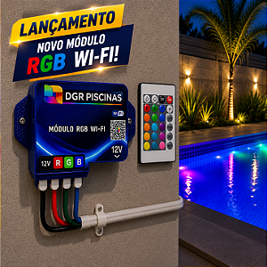 MODULO RGB COLORS WI-FI 12V COM CONTROLE SEM FONTE