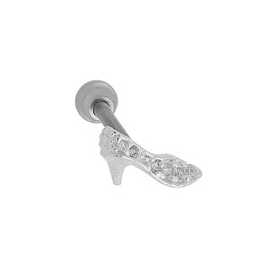 Piercing prata 925 piercing para orelha de prata tragus - helix - Flat - conch