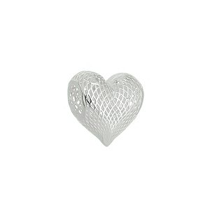 Berloque prata 925 feminino para pulseira life charm coração