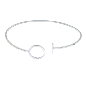 Pulseira Bracelete Redondo Prata 925 Feminino legitima pura
