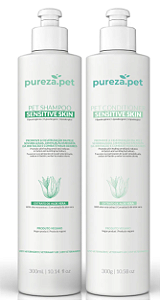 Kit- PET- Linha Pele Sensível shampoo e condicionador 300ml