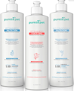 PET-CRONOGRAMA - LINHA FORTALECEDORA Condicionador Profissional Hipoalergênico Nutrição, SHAMPOO HIPOALERGÊNIC  SHAMPOO HIPOALERGÊNICO FORTALECEDOR - 1LITROO NUTRIÇÃO - 1LITRO,