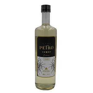 CACHAÇA OURO-CASA PETRO ALAMBIQUE - 700ML ARMAZENADA EM CARVALHO
