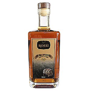 CACHAÇA PREMIUM - ALAMBIQUE ROSSI-700ML - ENVELHECIDA 8 ANOS EM BARRIL DE CARVALHO