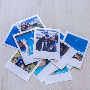 Pacote com 12 Fotos Polaroids COM IMÃ