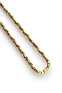 Colar Chocker Malha Golden- Folheado A Ouro18k
