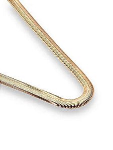 Colar Malha Diamantada Kaya - Folheado A Ouro18k