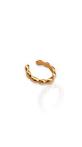 Piercing Fake Chain Bolinhas - Folheado A Ouro18k