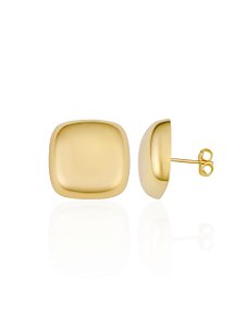 Brinco Kayla Quadrado - Banhado Em Ouro18k