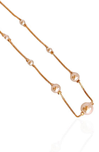 Colar Pérola - Banhado Em Ouro18k