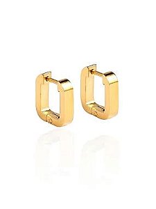 Brinco Argola Thaiguer- M- Banhado Em Ouro18k