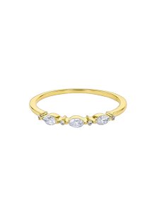Anel Aparador Liv - Banhado Em Ouro18k
