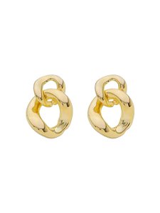 Brinco Elos - Banhado Em Ouro18k