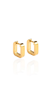 Brinco Argola Thaiguer- P - Banhado Em Ouro18k
