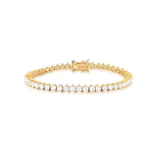 Pulseira Riviera Diamond - Banhado no Ouro18k