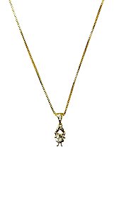 Colar Filhos Menina - Banhado no Ouro18k