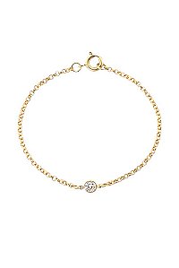 Pulseira Ponto de Luz Versa-Banhada no Ouro18k