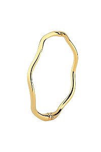 Bracelete Ondulado Amélie- Banhado Ouro18k