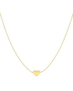 Colar Coração Soleil - Banhado no Ouro18k